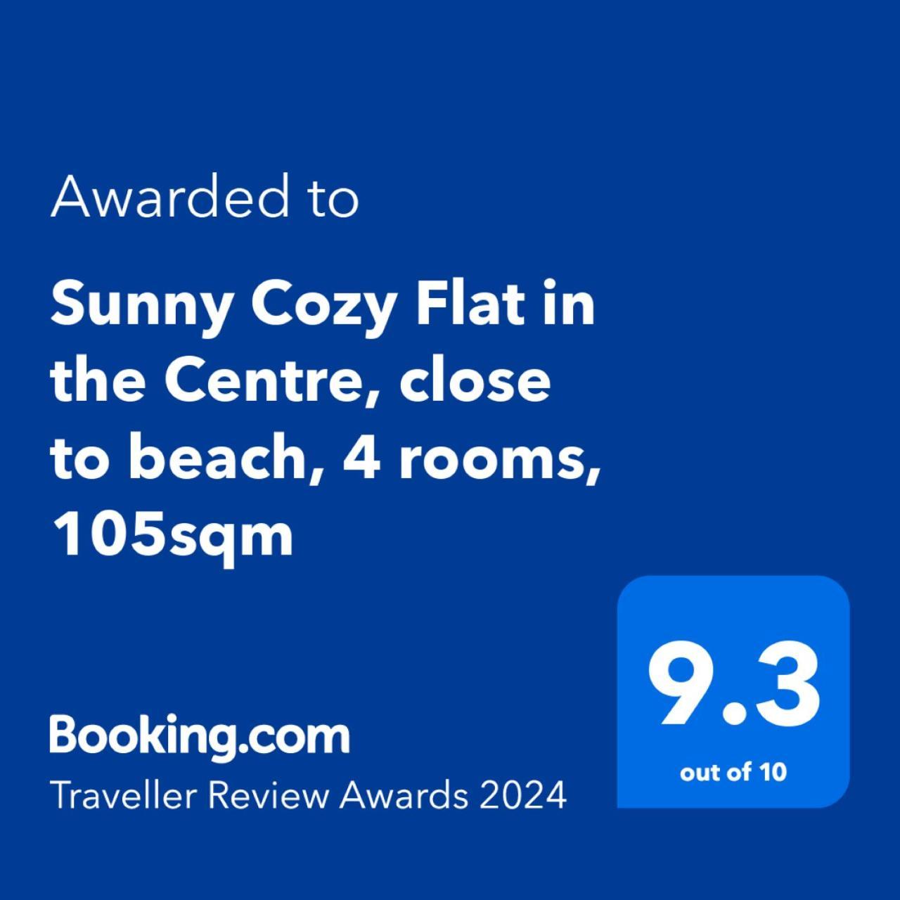 Sunny Cozy Flat In The Centre, Close To Beach, 4 Rooms, 105Sqm Варна Экстерьер фото